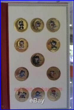 Beijing 2008 Olympic Mascot Sports Gold Plated Coin -38 Completed Set