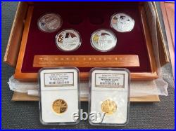Beijing Olympics Series II 2008 Gold and Silver 6 piece Coin Set with COAs Beijing Olympics Series II 2008 Gold and Silver 6 piece Coin Set with COAs