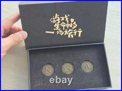 Blizzard World Of Warcraft Coin Set China Forums NGA Community Mod Gift With Box