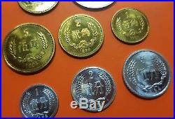 CHINA 1984 PROOF 7 COINS + MEDAL Year of the Rat RARE Without Shenyang Mint Set