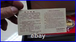 CHINA. 1991 2-Piece Bimetallic Proof Set, Panda Series 25y & Medal-Gold & Silver