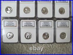 CHINA 2007 3 Yuan Silver Panda 25th Aniv Comp. Set NGC PF69 ULTRA CAMEO 25 Coins