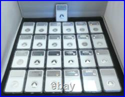 CHINA 2007 3 Yuan Silver Panda 25th Aniv Comp. Set NGC PF69 ULTRA CAMEO 25 Coins