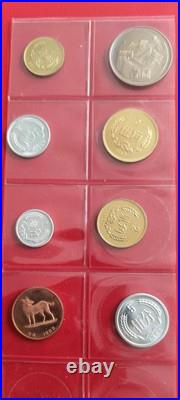 CHINA COMPLETE YEAR COIN SET 1982 YEAR OF DOG- RARE! HIGH GRADE (Ki. 3)