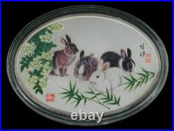 CHINA LUNAR 6 oz 7 COINS SET OVAL TIGER, RABBIT, DRAGON, SNAKE, HORSE, GOAT