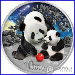 CHINA PANDA Night and Day Set Silver Coins 10 Yuan China 2024