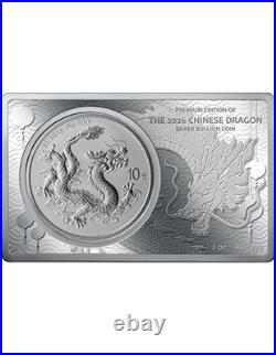 CHINESE DRAGON Premium Edition 2 Oz + 1 Oz Set Coin 10 Yuan China 2026
