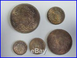 CHINESE SILVER COIN ANTIQUE CURIO RARE ITEM Set of 59