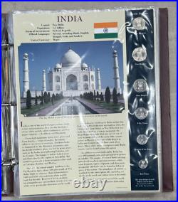 COINS FROM AROUND THE WORLD Vol. I/II Postal Commemorative Society COMPLETE SET COINS FROM AROUND THE WORLD Vol. I/II Postal Commemorative Society COMPLETE SET
