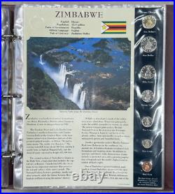 COINS FROM AROUND THE WORLD Vol. I/II Postal Commemorative Society COMPLETE SET COINS FROM AROUND THE WORLD Vol. I/II Postal Commemorative Society COMPLETE SET