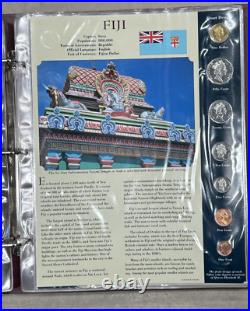 COINS FROM AROUND THE WORLD Vol. I/II Postal Commemorative Society COMPLETE SET COINS FROM AROUND THE WORLD Vol. I/II Postal Commemorative Society COMPLETE SET