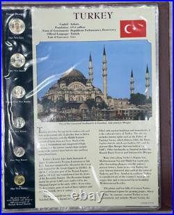 COINS FROM AROUND THE WORLD Vol. I/II Postal Commemorative Society COMPLETE SET COINS FROM AROUND THE WORLD Vol. I/II Postal Commemorative Society COMPLETE SET