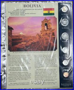 COINS FROM AROUND THE WORLD Vol. I/II Postal Commemorative Society COMPLETE SET COINS FROM AROUND THE WORLD Vol. I/II Postal Commemorative Society COMPLETE SET
