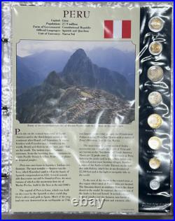 COINS FROM AROUND THE WORLD Vol. I/II Postal Commemorative Society COMPLETE SET COINS FROM AROUND THE WORLD Vol. I/II Postal Commemorative Society COMPLETE SET