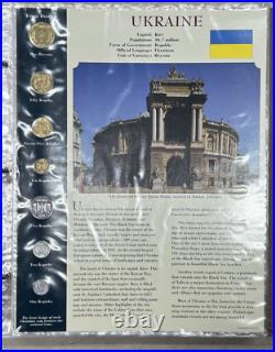 COINS FROM AROUND THE WORLD Vol. I/II Postal Commemorative Society COMPLETE SET COINS FROM AROUND THE WORLD Vol. I/II Postal Commemorative Society COMPLETE SET