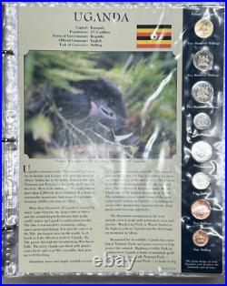COINS FROM AROUND THE WORLD Vol. I/II Postal Commemorative Society COMPLETE SET COINS FROM AROUND THE WORLD Vol. I/II Postal Commemorative Society COMPLETE SET
