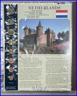 COINS FROM AROUND THE WORLD Vol. I/II Postal Commemorative Society COMPLETE SET COINS FROM AROUND THE WORLD Vol. I/II Postal Commemorative Society COMPLETE SET