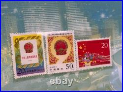 China 16th Congress Re-Create Resplendence Stamp & Coin Album Box Set