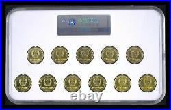 China 1991-1999 1Jiao 5Jiao 1Yuan coins 29 coin Full set Grade 67