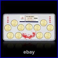 China 1991-1999 1Jiao 5Jiao 1Yuan coins 29 coin Full set of Grade 68
