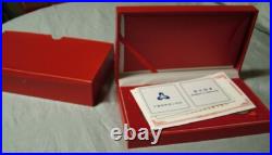 China 1997 Millennium 3 X 5 Yuan Lucky. 999 Silver Proof Coin Set With Piedfort