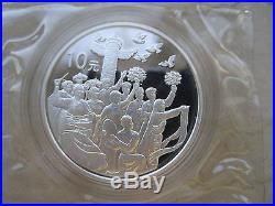 China 1999 One Set (3 Pieces of 1oz Silver Coins) 50th Anniversary of PRC