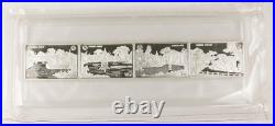China 1999 Suzhou Garden 4 Silver 10 Yuan Coin GEM Proof Set Sealed + BOX & COA