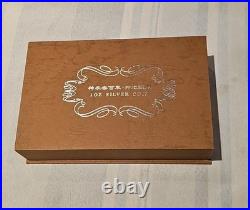 China 2002 Colored Silver 10 Yuan Coin Set (2 Pcs) Mythical Folktale, Bu-sealed