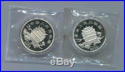 China 2002 Colored Silver Coin Set(two pieces) of Chinese Mythical Folktale(2nd)