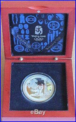 China 2008 Series 3 Olympic 99.9% Silver 4 Coin Proof Set (S10Y)
