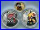 China-2010-Peking-Opera-Facial-Mask-1st-Issue-Gold-and-Silver-Coins-Set-01-bw