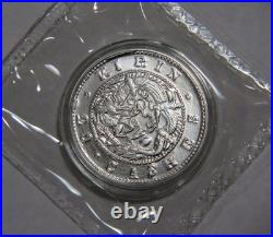 China 2011 8th Copper Coin Seminar Kirin Silver & Brass Medal Set Shenyang Mint