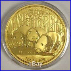 China 2013 Panda Gold Silver 6 Coins Set Bear Snake Box COA Mintage-500