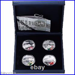 China 2014 One Set (4 Pieces of 1/2oz Silver Coins) World Heritage West Lake