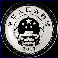 China 2017 5 Pieces of Silver Coins Set Chinese People's Liberation Army