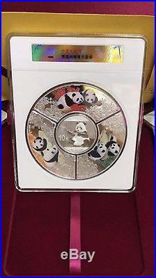China 2017 Silver Panda Coin & Badge Set China's Reunification