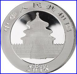 China 2018 4 x 10 Yuan Silver Investment Coin Prestige-Set Panda Silver coins