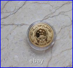 China 2018 Dog Colorized Gold and Colorized Silver Coins Set