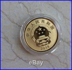 China 2018 Gold and Silver Coins Set Central Academy of Fine Arts Centenary