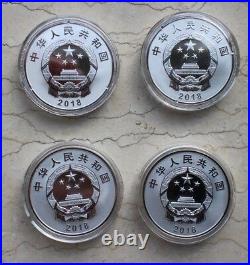 China 2018 One Set (4 Pcs of 30g Silver Coins) Reform and Opening Up