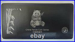 China 2020 3OZ TOTAL Silver 3-Coin Panda Set, MS70 NGC, Signed by Song Lina