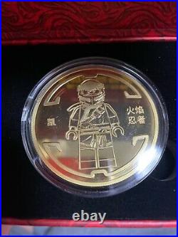 China 2021 LEGO Ninjaga Legacy 10th Anniversary Fire Ninjia Coin