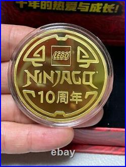 China 2021 LEGO Ninjaga Legacy 10th Anniversary Green Ninjia Coin
