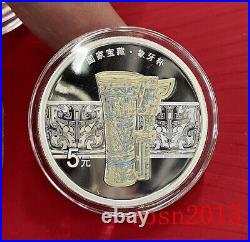China 2024 5YUAN National Treasure Series-2 Silver Coins, 3pcs set