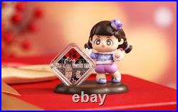 China 2025 3 Yuan 8g Colored Silver BU Coin New Year Fu Fortune 5 Toys Full Set