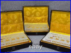 China 55th Anniversary PRC Stamp Album Set with 2x 55g 999 Silver Coins + 3 Books