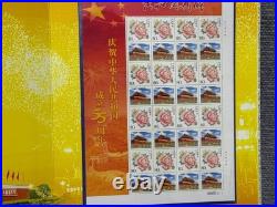 China 55th Anniversary PRC Stamp Album Set with 2x 55g 999 Silver Coins + 3 Books