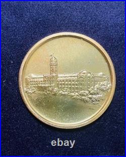 China 70th Anniversary Coin Set of 5, Slightly Scratched, Vintage Collectible