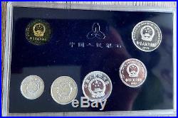 China Coin Set PROOF 1999 Kursmünzensatz KMS 1 Fen 1 Yuan Umlaufmünzen