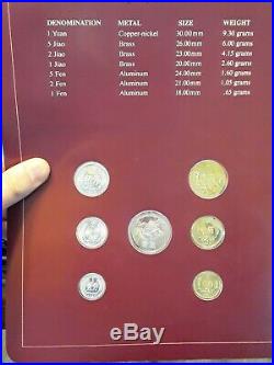 China Coin Sets Of All Nations Proof 1982